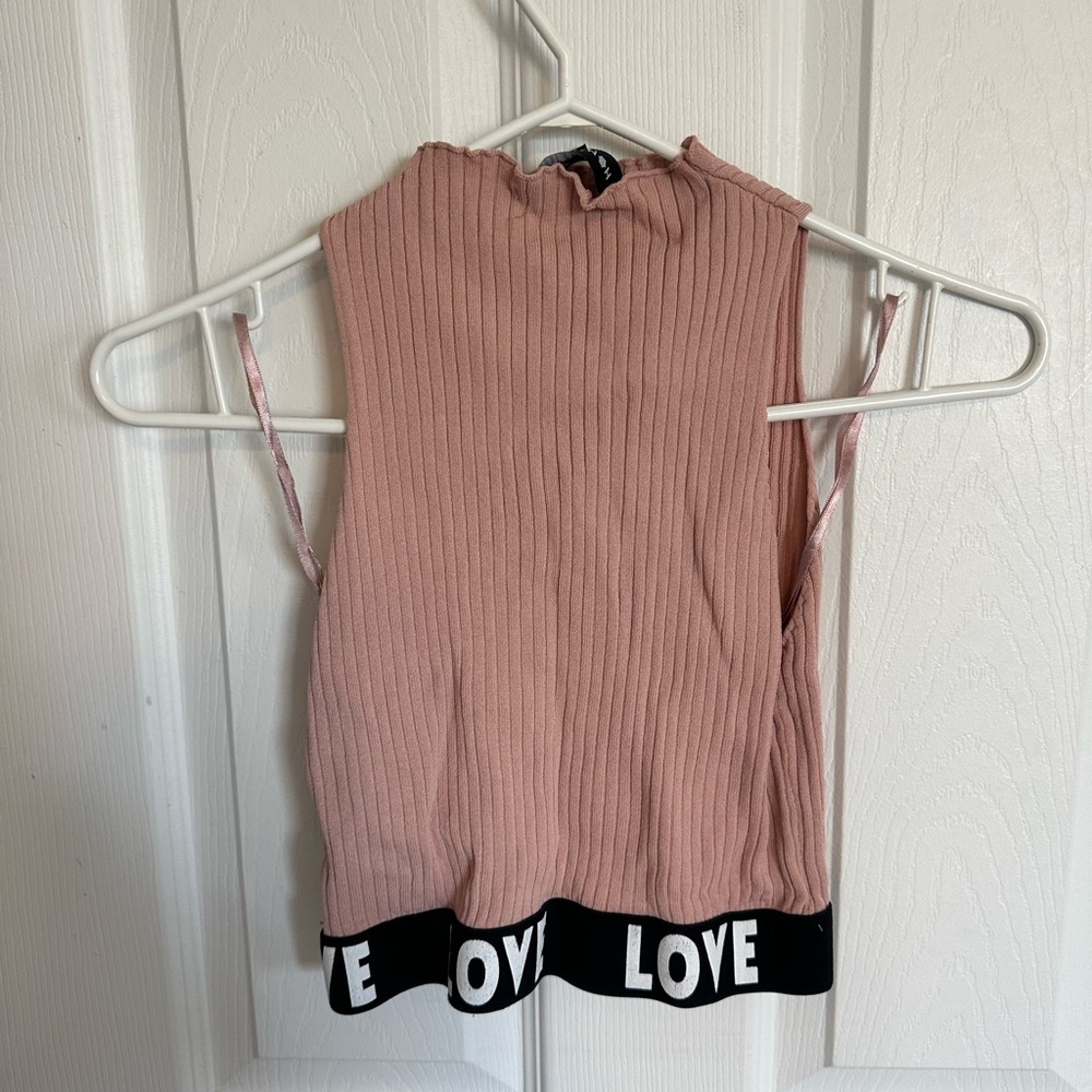 Love Tank Crop Top